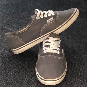 Vans Gray Authentic Lo Pro